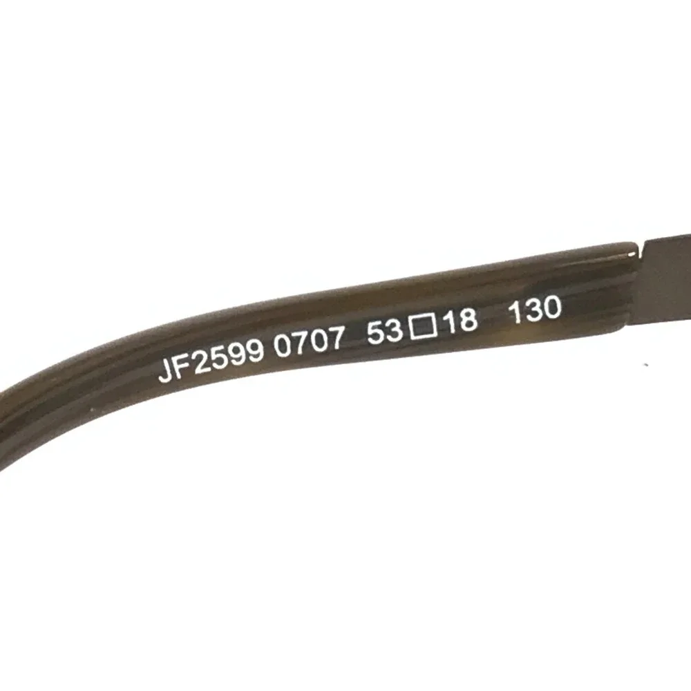 J.F. Rey Eyeglasses Frames JF2599 0707 Brown Matte Ribbed Textured 53-18-130